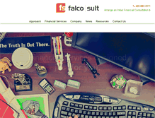 Tablet Screenshot of falcosult.com